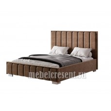 Кровать 1600 из ткани с подъёмным механизмом «Мирабель» Шоколадный